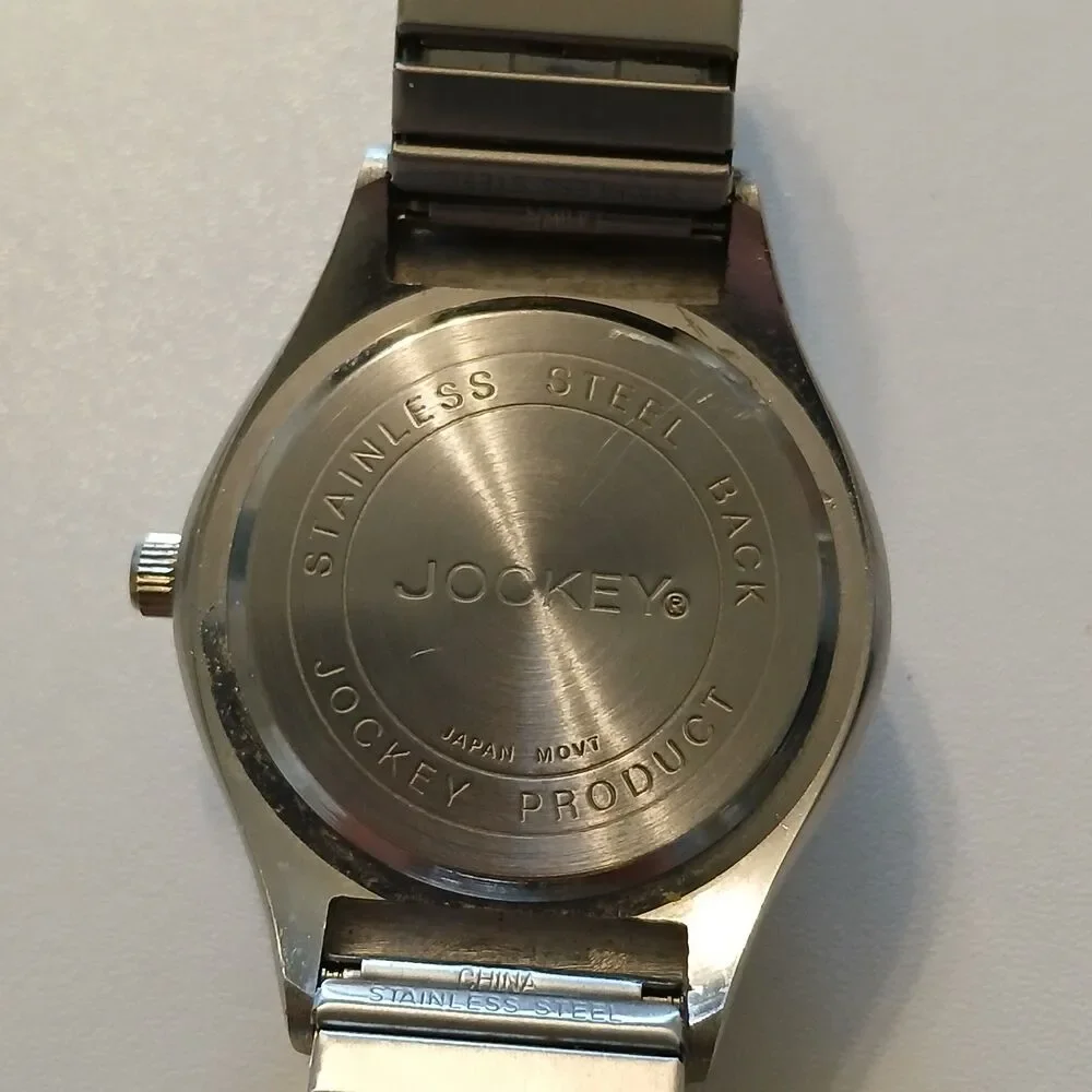 Y2K Jockey Women's Quartz Watch Stainless Steel Expansion Band 37mm